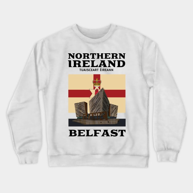 make a journey to Northern Ireland Crewneck Sweatshirt by KewaleeTee